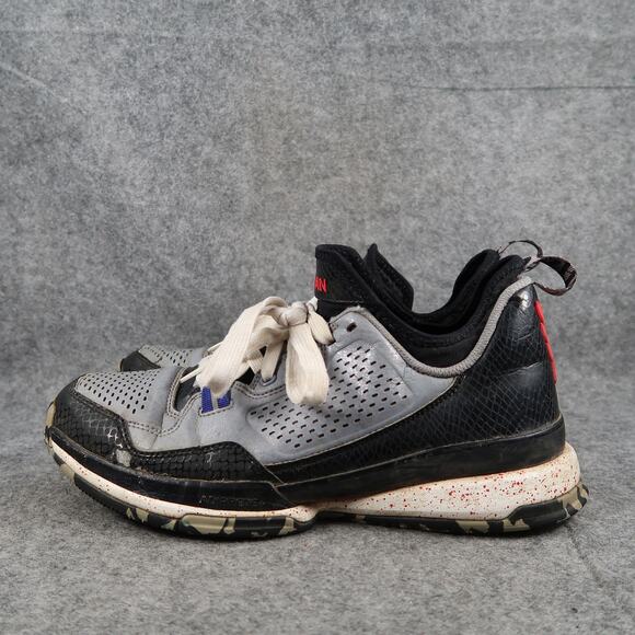 Adidas Shoes Mens 9 Athletic Trainers Basketball Sneakers Mid Damian Lillard - Picture 4 of 13